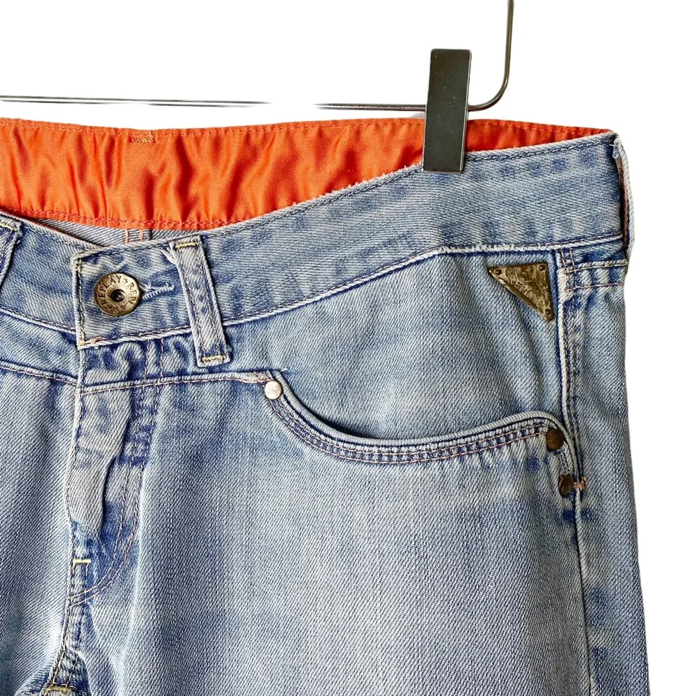 Mens Supreme Denim Low Rise Y2K Flare Jeans Size 32/M